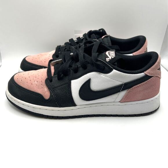 Nike Air Jordan 1 Retro Low OG Bleached Coral White Black 7 Youth/Mens - Picture 3 of 7